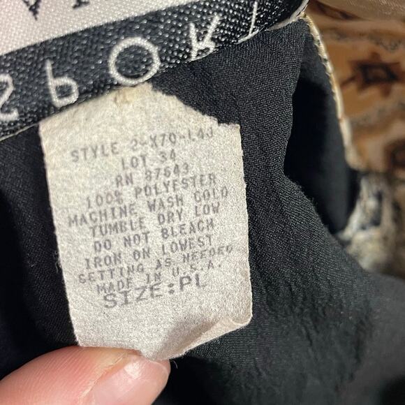 Sport Savvy 90s Vintage Mixed Patchwork Windbreaker Jacket SZ Large PL Cheetah - Picture 4 of 5